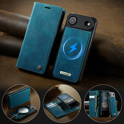 For iPhone Air CaseMe C49 MagSafe RFID Blocking Detachable Wallet Leather Phone Case(Green) by CaseMe