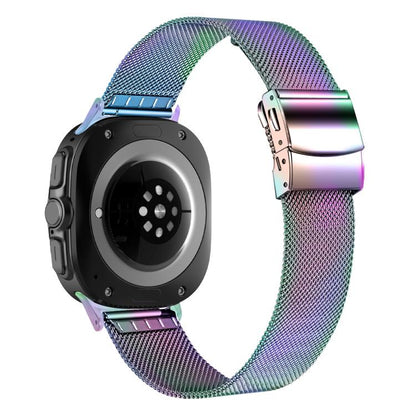 For Samsung Galaxy Watch Ultra 47mm / Ultra 2025 Turtle Buckle Milanese Metal Watch Band(Seven Colors) by bashfashion