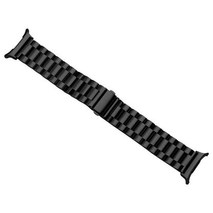 For Samsung Galaxy Watch Ultra 47mm / Ultra 2025 Three Beads Stainless Steel Watch Band(Black) by bashfashion