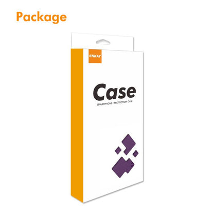 For iPhone 16 Plus ENKAY RFID Blocking Wallet Kickstand Litchi Texture Leather Phone Case(Beige) by ENKAY