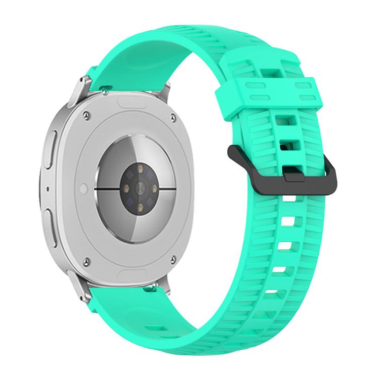 For Samsung Galaxy Watch8 / Watch8 Classic Tire Texture Silicone Watch Band(Teal Blue) by bashfashion