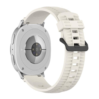 For Samsung Galaxy Watch8 / Watch8 Classic Tire Texture Silicone Watch Band(Starlight) by bashfashion
