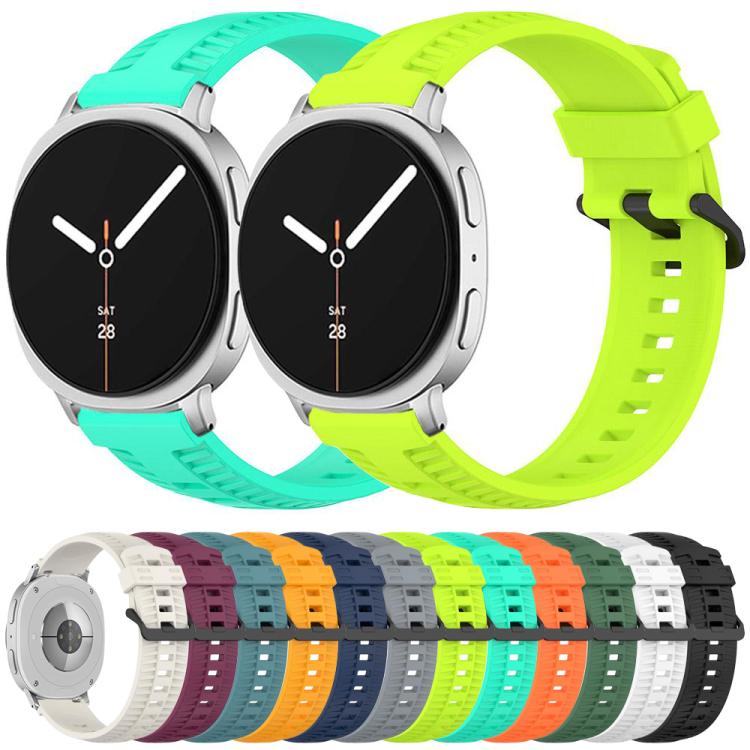 For Samsung Galaxy Watch8 / Watch8 Classic Tire Texture Silicone Watch Band(Starlight) by bashfashion