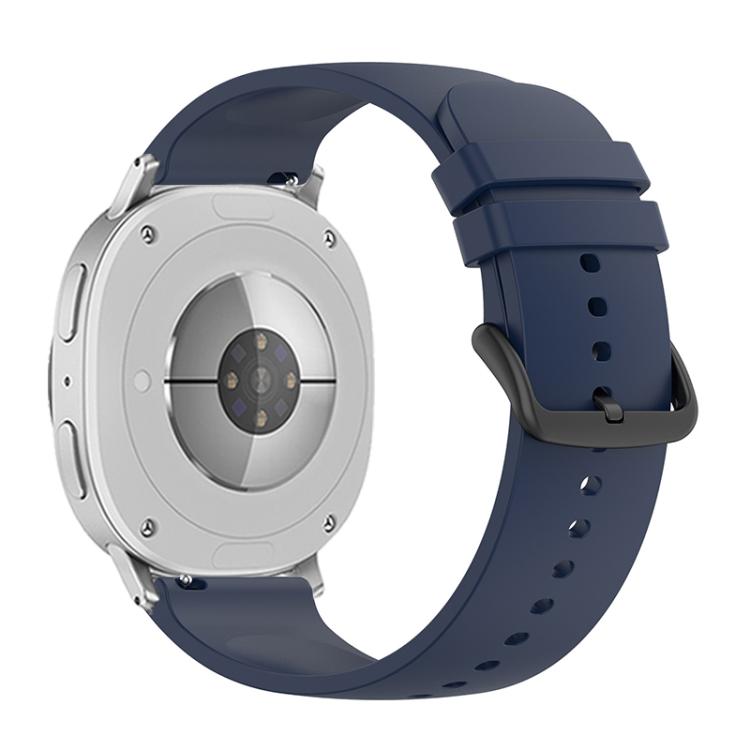 For Samsung Galaxy Watch8 / Watch8 Classic Round Tail Silicone Watch Band(Midnight Blue) by bashfashion