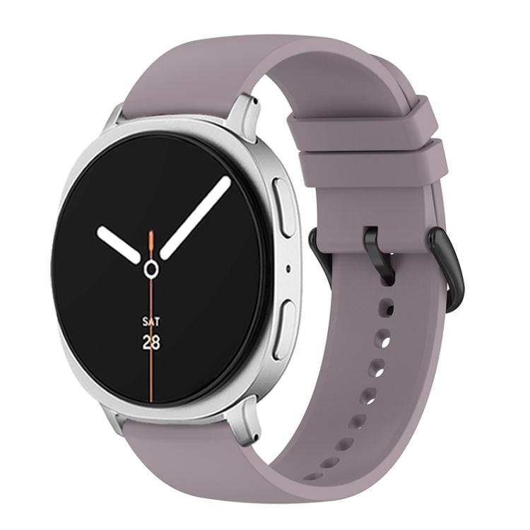 For Samsung Galaxy Watch8 / Watch8 Classic Round Tail Silicone Watch Band(Roland Purple) by bashfashion