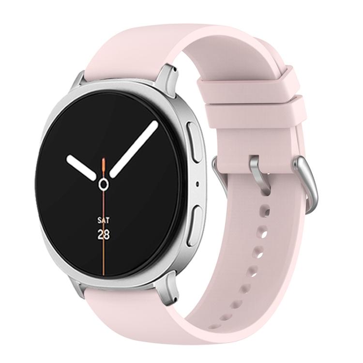 For Samsung Galaxy Watch8 / Watch8 Classic Round Tail Silicone Watch Band(Light Pink) by bashfashion