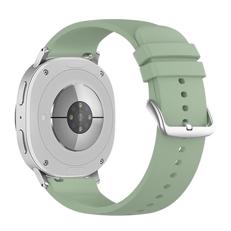 For Samsung Galaxy Watch8 / Watch8 Classic Round Tail Silicone Watch Band(Ice Green) by bashfashion