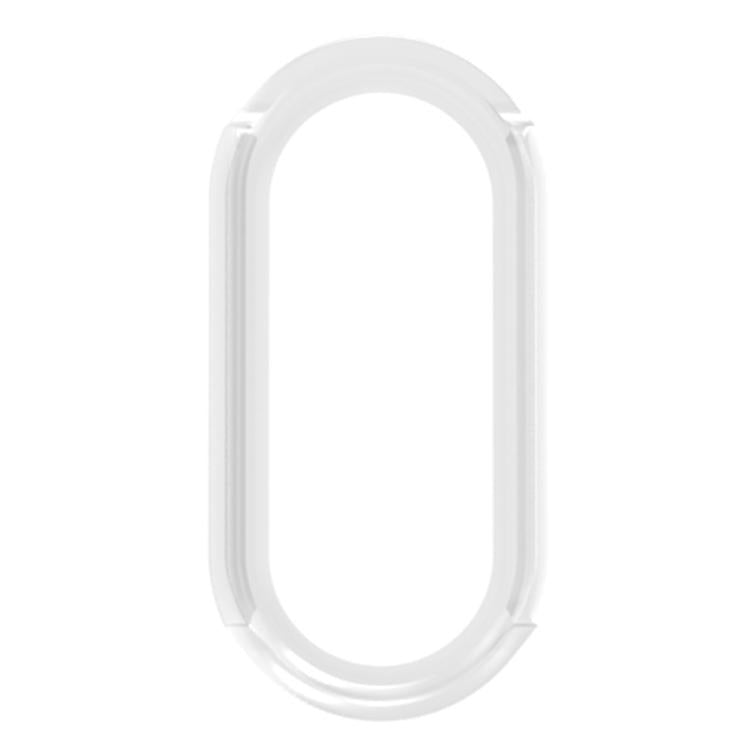 For Xiaomi Mi Band 8 / 9 Ceramic / 10 Ceramic Half Coverage Hollow PC Watch Protective Cover(Transparent) by bashfashion