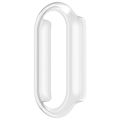 For Xiaomi Smart Band 9 / 9 NFC Half Coverage Hollow PC Watch Protective Cover(Transparent) by bashfashion