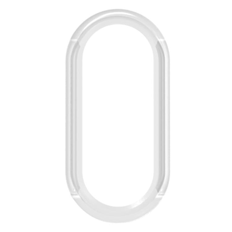 For Xiaomi Smart Band 9 / 9 NFC Half Coverage Hollow PC Watch Protective Cover(Transparent) by bashfashion