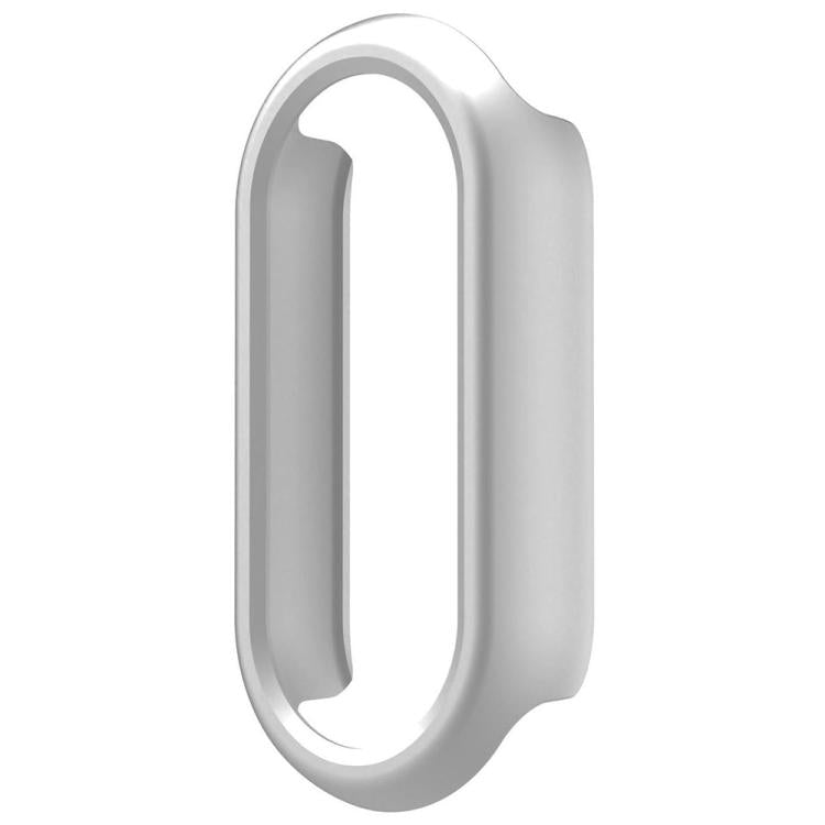 For Xiaomi Smart Band 9 / 9 NFC Half Coverage Hollow PC Watch Protective Cover(Silver) by bashfashion