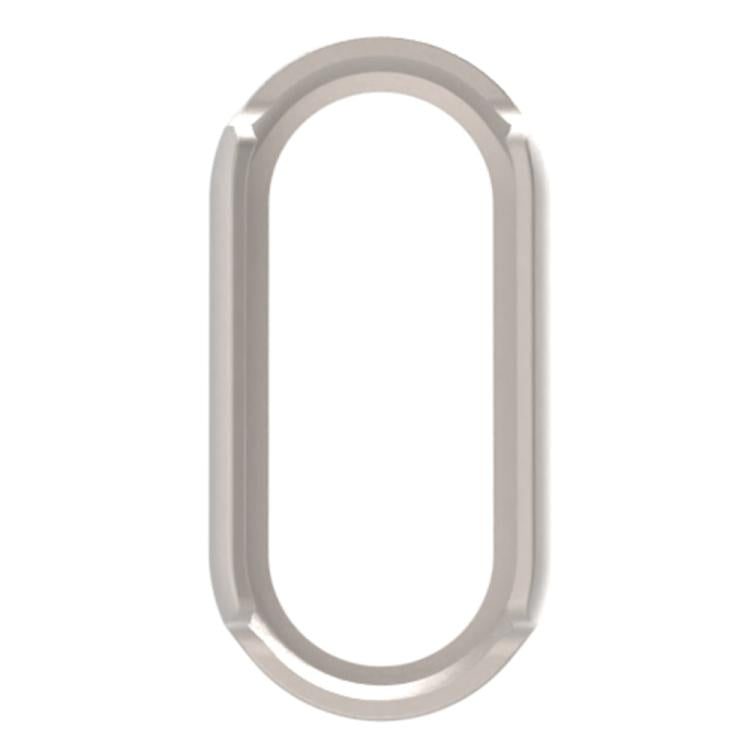 For Xiaomi Smart Band 9 / 9 NFC Half Coverage Hollow PC Watch Protective Cover(Starlight) by bashfashion