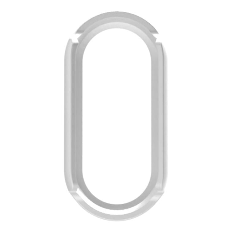 For Xiaomi Smart Band 10 / 10 NFC Half Coverage Hollow PC Watch Protective Cover(Silver) by bashfashion