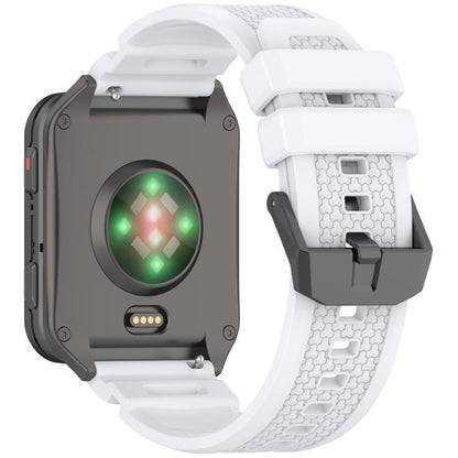 For Garmin Venu X1 Armor Silicone Watch Band(White) by bashfashion