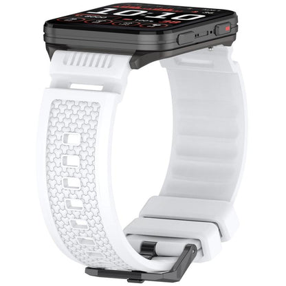 For Garmin Venu X1 Armor Silicone Watch Band(White) by bashfashion