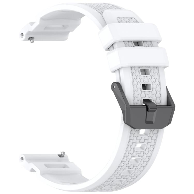 For Garmin Venu X1 Armor Silicone Watch Band(White) by bashfashion