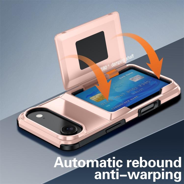 For iPhone Air Kalebol Flip Card Wallet Holder Shockproof Phone Case(Gray) by Kalebol