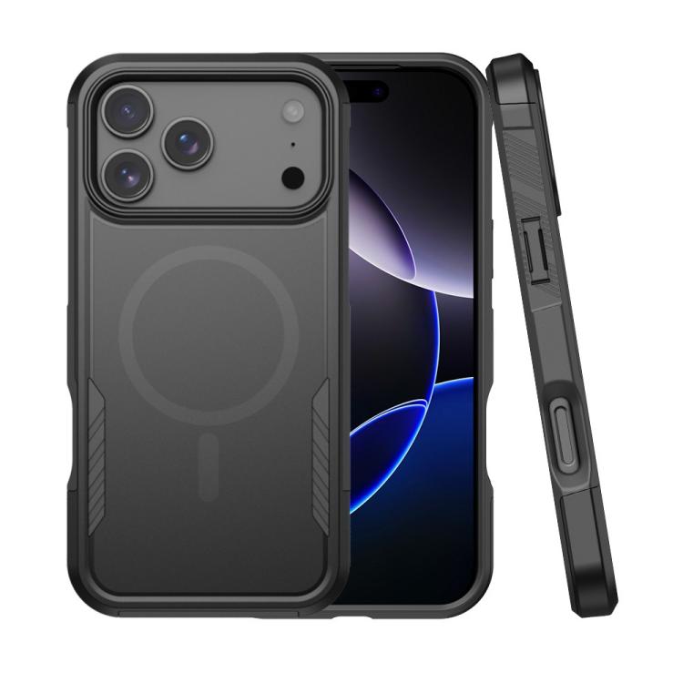 For iPhone 17 Pro Max Kalebol 2 in 1 Matte MagSafe Shockproof Phone Case by Kalebol