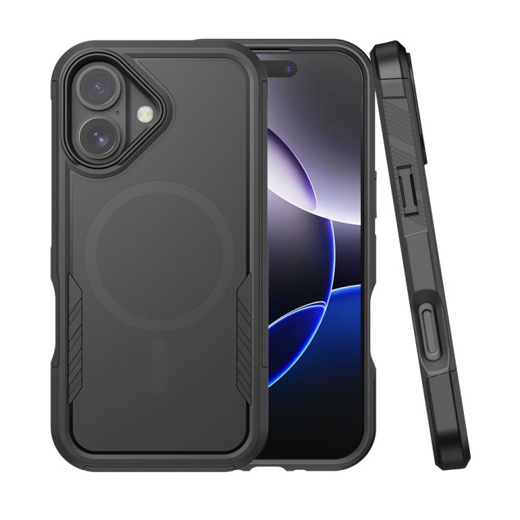 For iPhone 17 Kalebol 2 in 1 Matte MagSafe Shockproof Phone Case by Kalebol