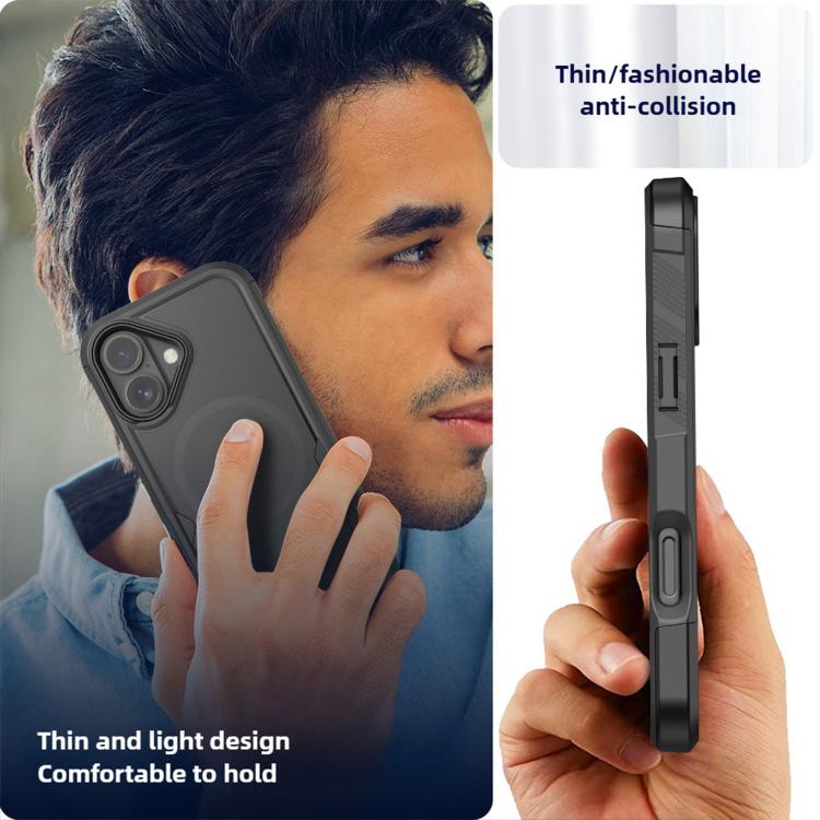 For iPhone 17 Kalebol 2 in 1 Matte MagSafe Shockproof Phone Case by Kalebol