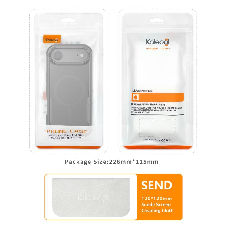 For iPhone 17 Pro Max Kalebol 2 in 1 Matte MagSafe Shockproof Phone Case by Kalebol
