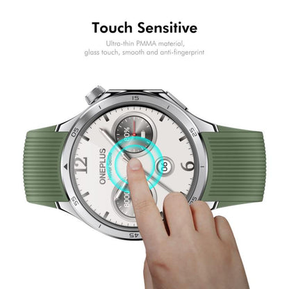 For OnePlus Watch 3 46mm 2pcs ENKAY 3D Full Coverage Soft PC Edge PMMA HD Screen Protector Film by ENKAY