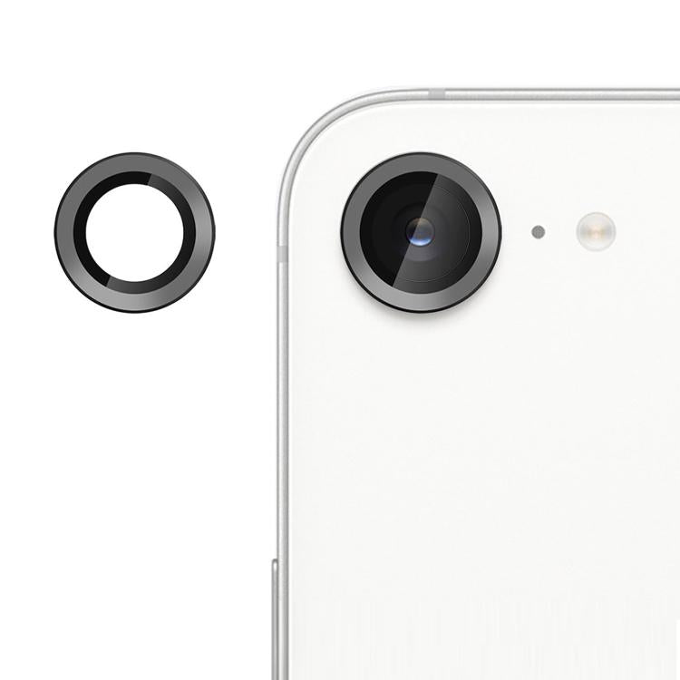 For iPhone 16e Kalebol No Flicker Ultra-Thin Individual Camera Lens Tempered Glass Film(Black) by Kalebol