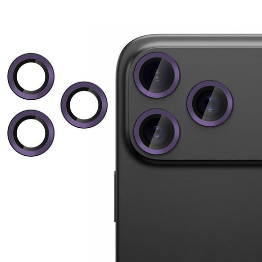 For iPhone 17 Pro Kalebol No Flicker Ultra-Thin Individual Camera Lens Tempered Glass Film(Dark Purple) by Kalebol