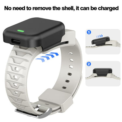 For WHOOP 4.0 Integrated TPU Watch Band(Starlight) by bashfashion