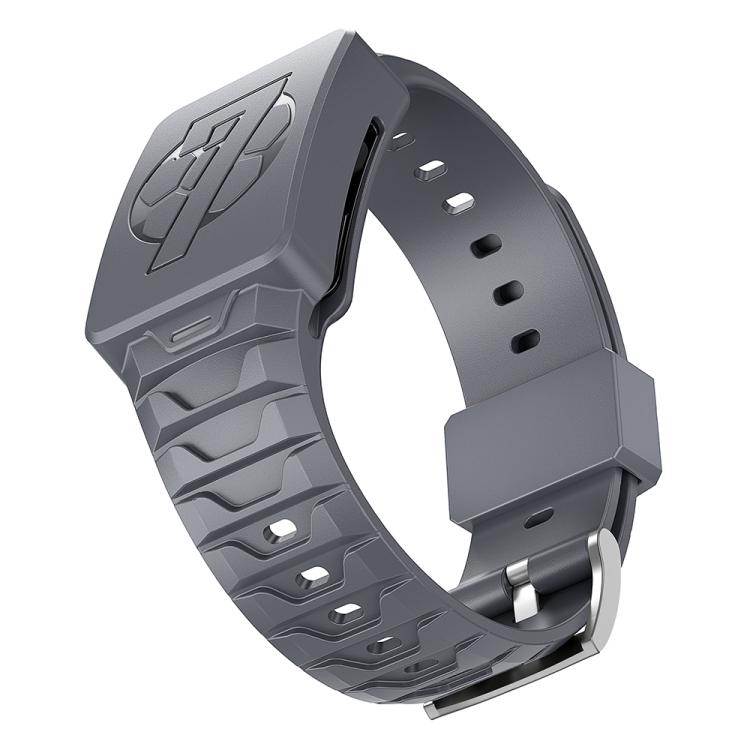 For WHOOP 4.0 Integrated TPU Watch Band(Gray) by bashfashion
