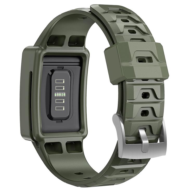 For WHOOP 4.0 Integrated TPU Watch Band(Army Green) by bashfashion