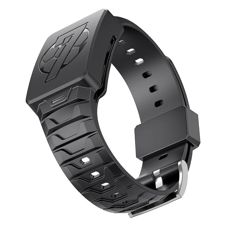 For WHOOP 4.0 Integrated TPU Watch Band(Black) by bashfashion