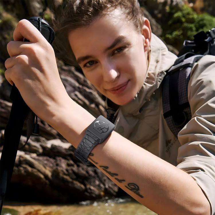 For WHOOP 4.0 Integrated TPU Watch Band(Black) by bashfashion