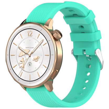 For OnePlus Watch 3 43mm Rhombic Texture Groove Silicone Watch Band(Teal) by bashfashion