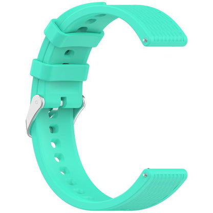 For OnePlus Watch 3 43mm Rhombic Texture Groove Silicone Watch Band(Teal) by bashfashion