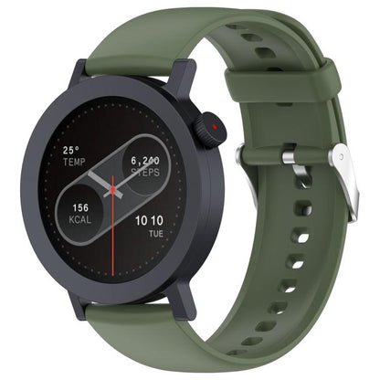 For CMF Watch 3 Pro / CMF Watch Pro2 Solid Color Silicone Watch Band(Dark Green) by bashfashion