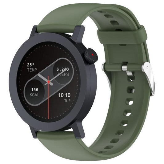 For CMF Watch 3 Pro / CMF Watch Pro2 Solid Color Silicone Watch Band(Dark Green) by bashfashion