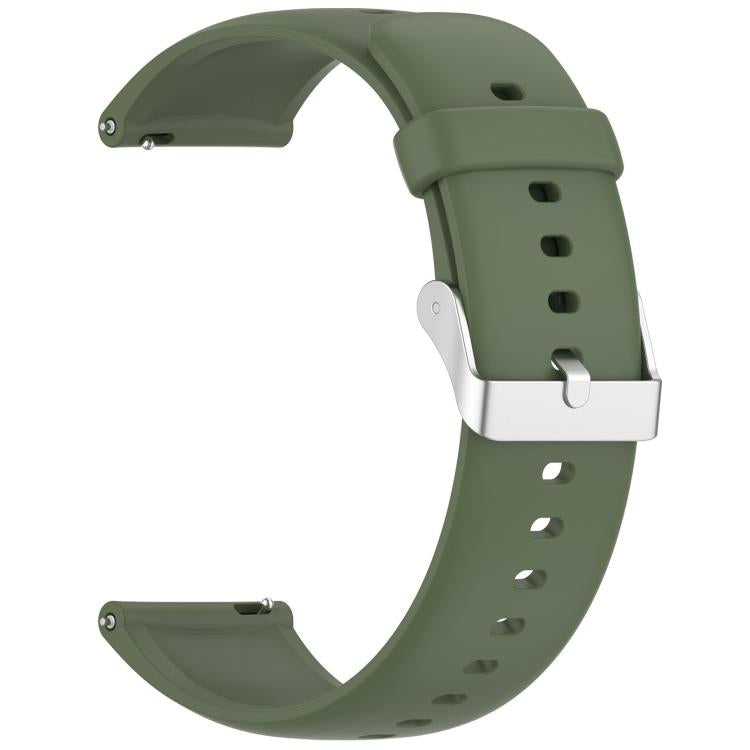 For CMF Watch 3 Pro / CMF Watch Pro2 Solid Color Silicone Watch Band(Dark Green) by bashfashion