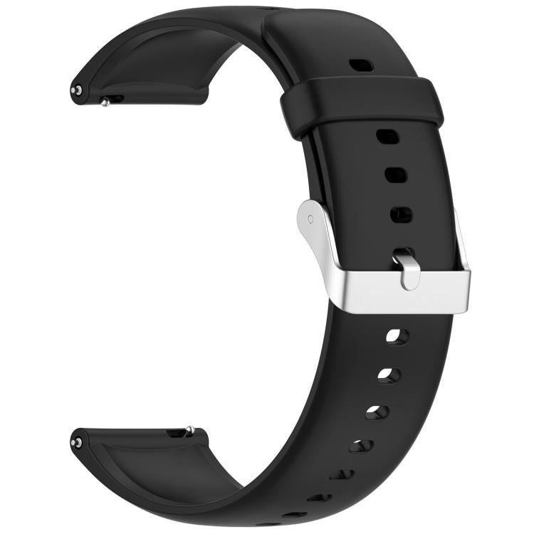 For CMF Watch 3 Pro / CMF Watch Pro2 Solid Color Silicone Watch Band(Black) by bashfashion