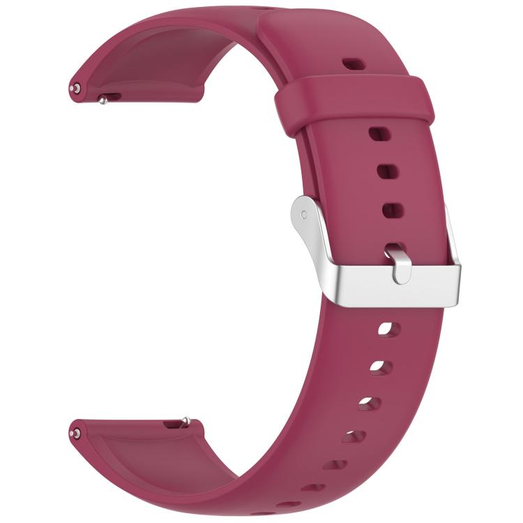 For CMF Watch 3 Pro / CMF Watch Pro2 Solid Color Silicone Watch Band(Wine Red) by bashfashion