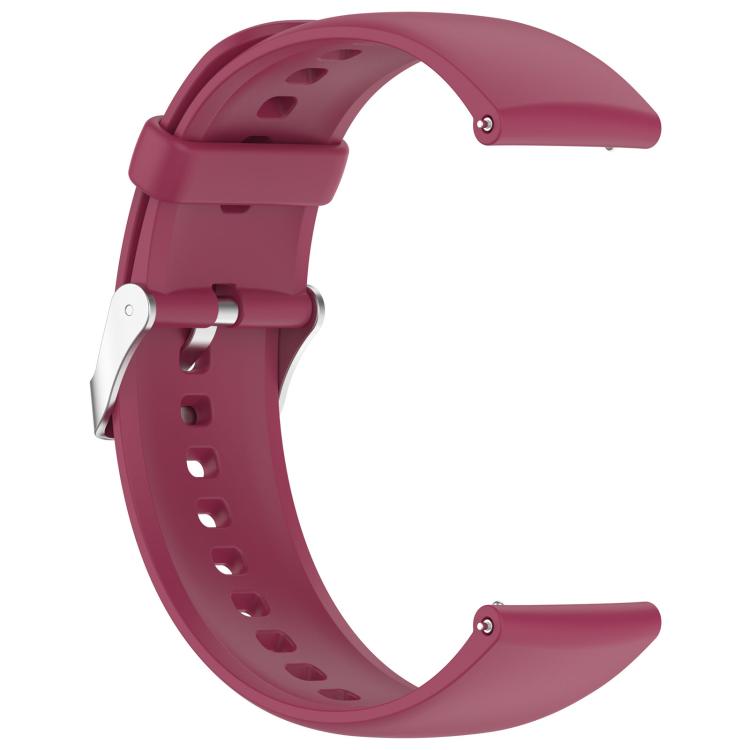 For CMF Watch 3 Pro / CMF Watch Pro2 Solid Color Silicone Watch Band(Wine Red) by bashfashion