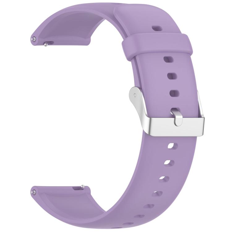 For CMF Watch 3 Pro / CMF Watch Pro2 Solid Color Silicone Watch Band(Light Purple) by bashfashion