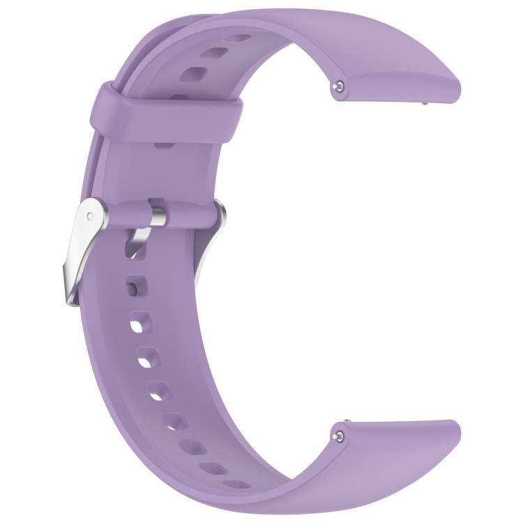 For CMF Watch 3 Pro / CMF Watch Pro2 Solid Color Silicone Watch Band(Light Purple) by bashfashion