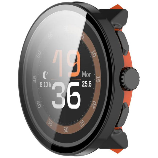 For Suunto Run Tempered Film Integrated PC Watch Protective Cover(Black) by bashfashion