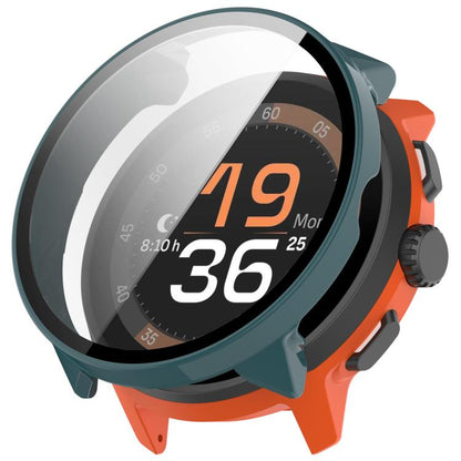 For Suunto Run Tempered Film Integrated PC Watch Protective Cover(Pine Green) by bashfashion