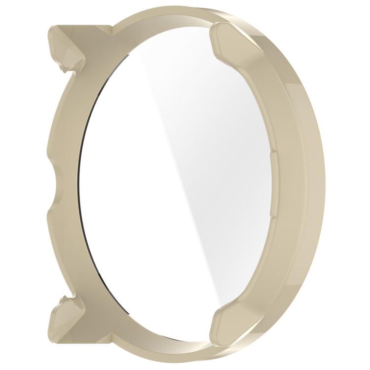 For Suunto Run Tempered Film Integrated PC Watch Protective Cover(Ivory White) by bashfashion