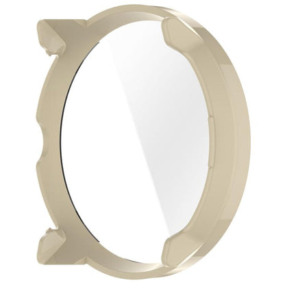 For Suunto Run Tempered Film Integrated PC Watch Protective Cover(Ivory White) by bashfashion