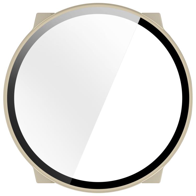 For Suunto Run Tempered Film Integrated PC Watch Protective Cover(Ivory White) by bashfashion