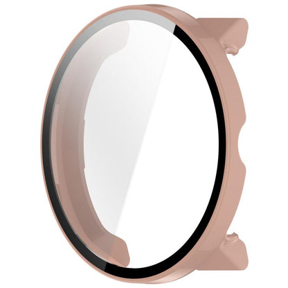 For Suunto Run Tempered Film Integrated PC Watch Protective Cover(Pink) by bashfashion