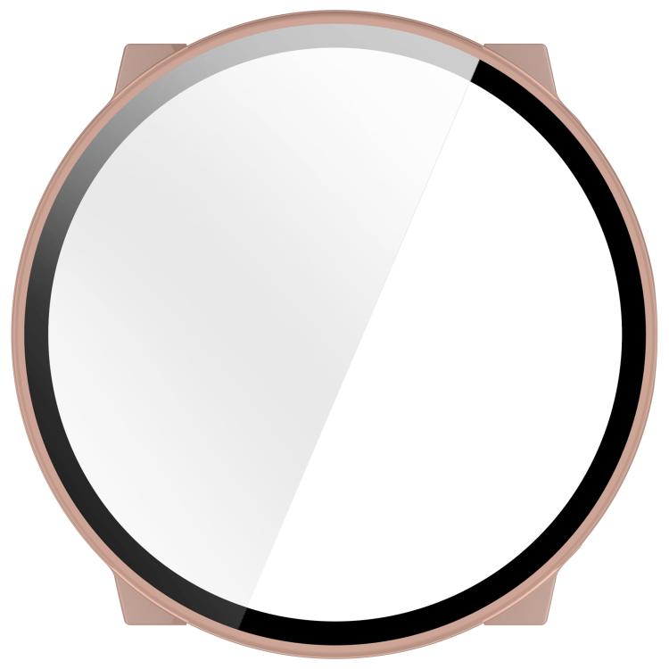 For Suunto Run Tempered Film Integrated PC Watch Protective Cover(Pink) by bashfashion